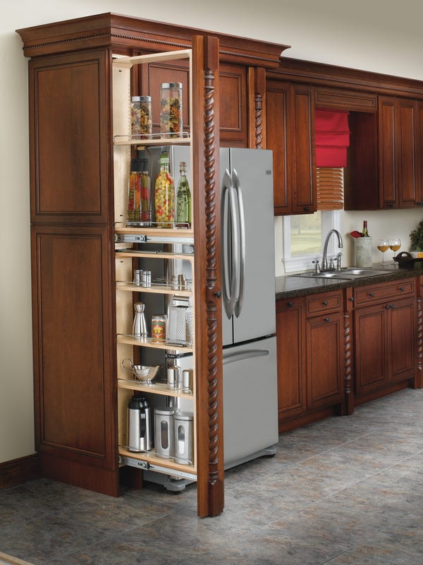 Rev A Shelf Wood Tall Filler Pullout