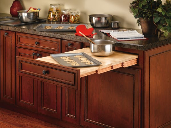 Rev A Shelf Wood Tambour Table