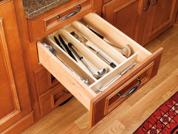 Rev A Shelf Wood Utensil Tray Insert