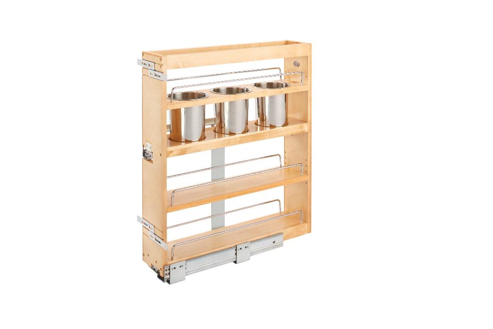 rev a shelf Side and Bottom Mount Base Utensil Pullout w/BLUMOTION Soft-Close