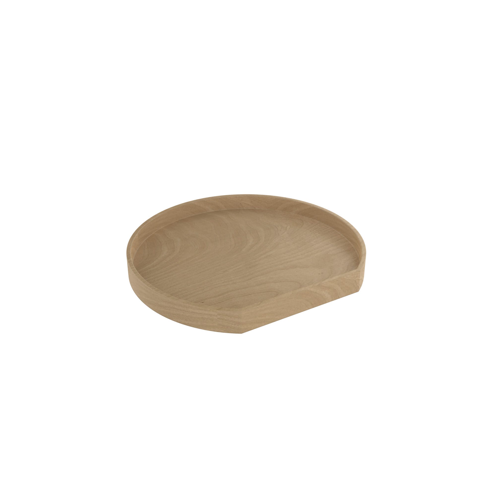 rev a shelf Single Shelf Wood Classic D-Shaped Wall Lazy Susan