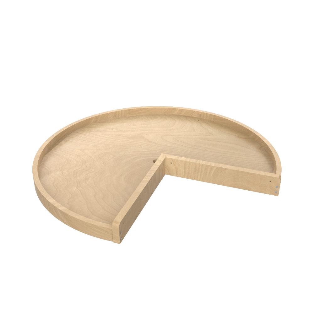 rev a shelf Single Shelf Wood Classic Pie Shape Lazy Susan