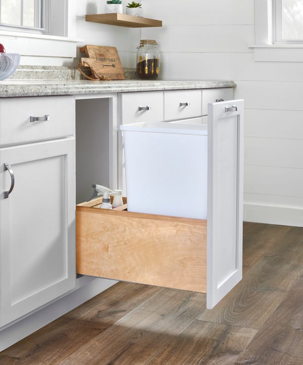 Rev A Shelf Value Line Bottom Mount Waste Container Pullout