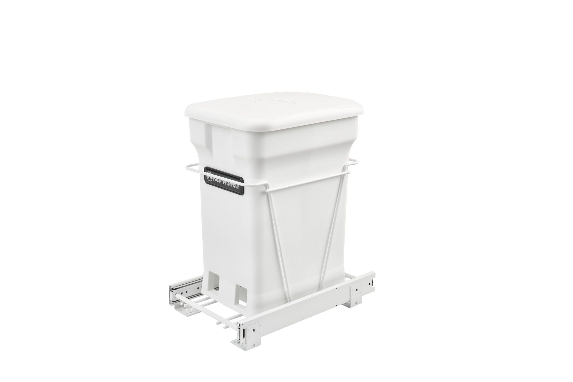 rev a shelf Wire Bottom Mount Waste Container w/ Compo+ Compost Containers