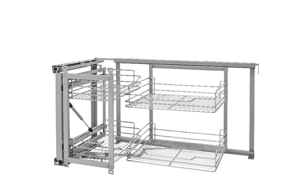 rev a shelf Wire Bottom Two-Tier Blind Corner Optimizer