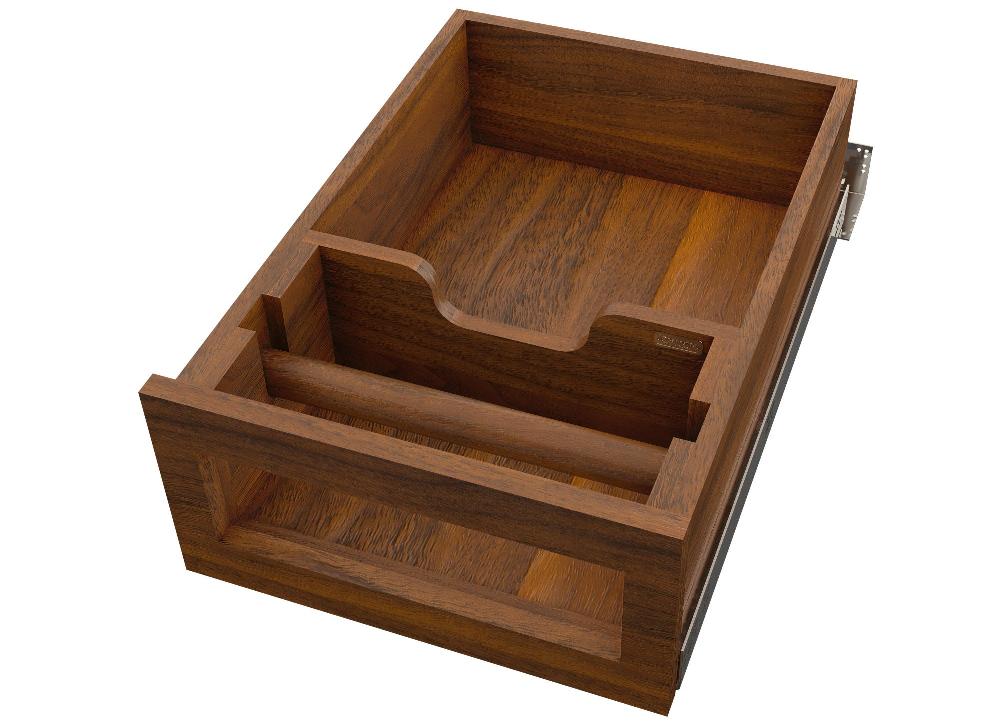 rev a shelf Wood Base Cabinet Paper Towel Drawer System w/ BLUM Soft-Close