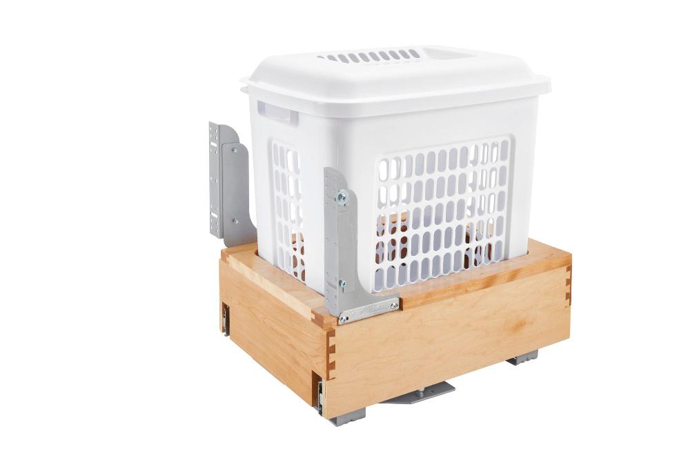 rev a shelf Wood Bottom Mount Hamper w/ Rev-A-Motion Soft-Close