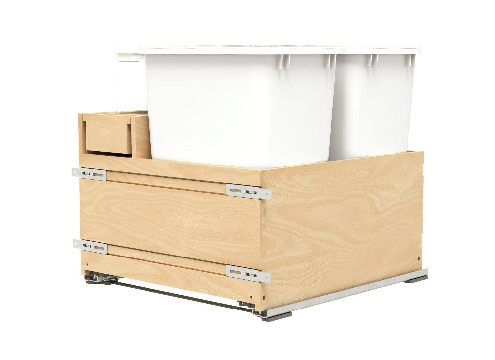 rev a shelf Wood Bottom Mount Waste Container System