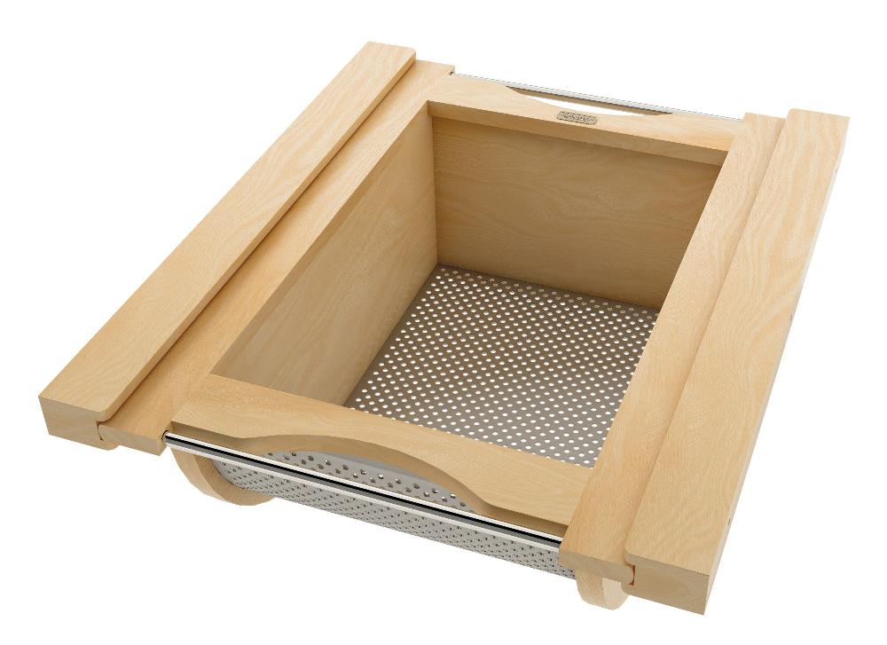rev a shelf Wood/Stainless-Steel Produce Pullout Baskets