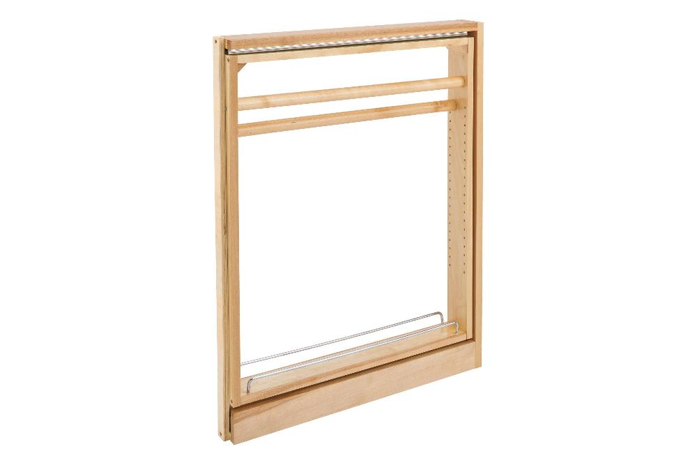 rev a shelf Wood Towel Bar Filler Pullout Organizer
