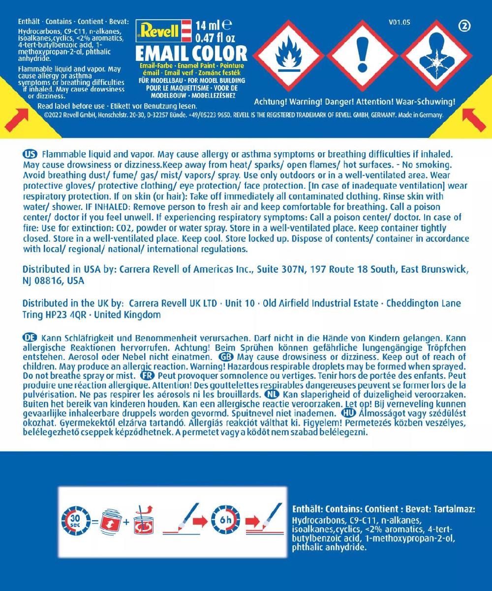 Revell Revell 32177 Email Color Enamel Paint 14ml - Matte