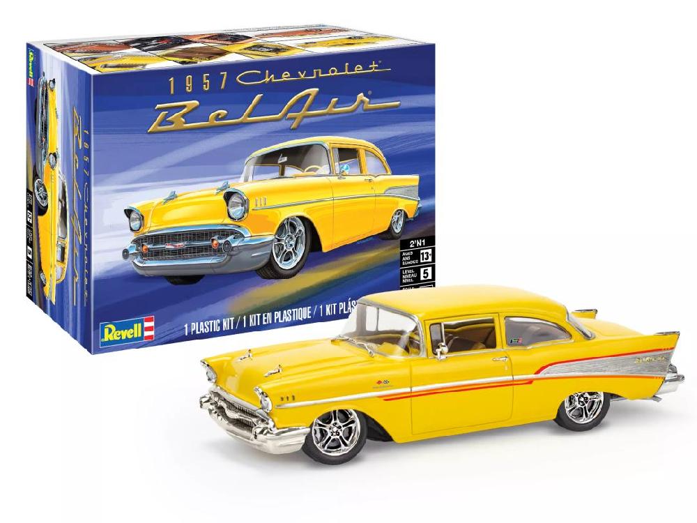 Revell ’57 Chevy Bel Air Two Door Sedan 2'N1