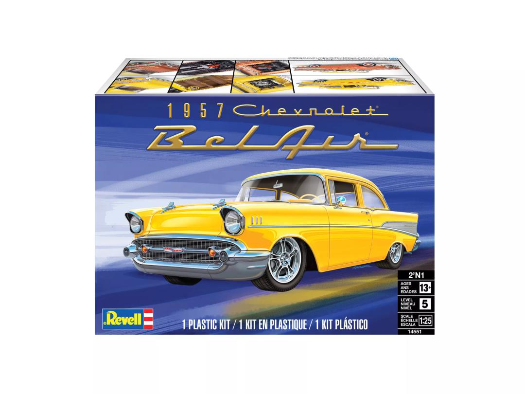 Revell ’57 Chevy Bel Air Two Door Sedan 2'N1