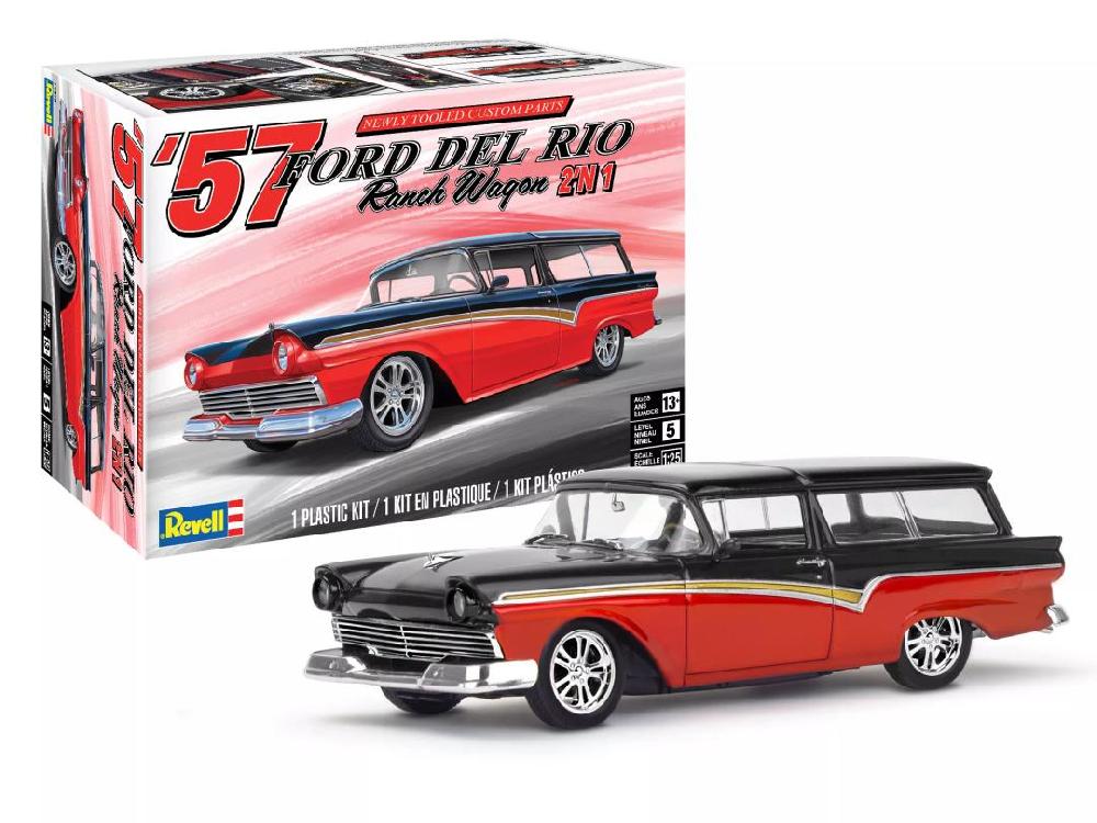 Revell '57 Ford Del Rio Ranch Wagon 2'N1
