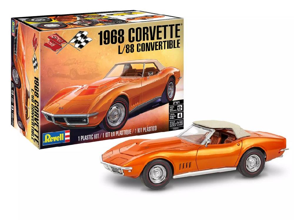 revell ’68 Corvette L/88 Convertible 2’N1