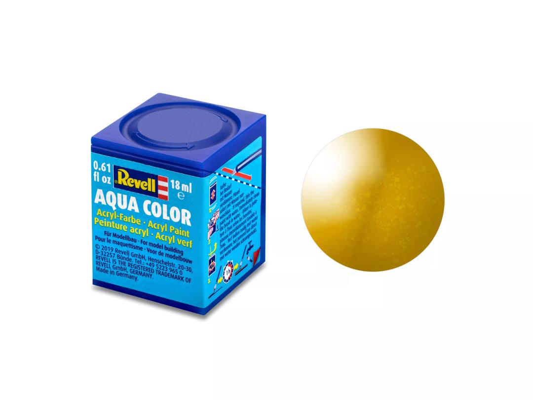 revell Revell Aqua Color Acrylic Paint 18ml - Metallic