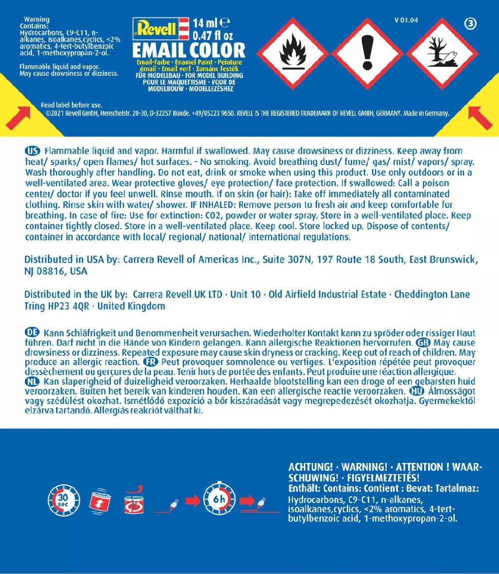 Revell Revell Email Color Enamel Paint 14ml - Metallic