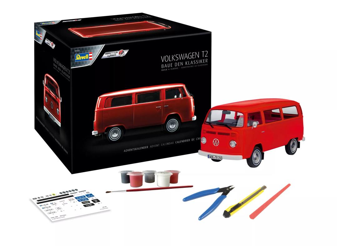 revell Revell Volkswagen T2 Bus Advent Calendar Model Kit