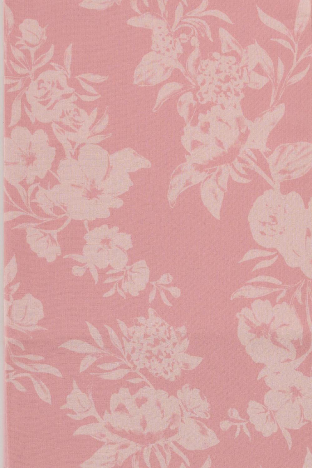 revelry Pre-Cut Chiffon Floral Print Fabric By Yard