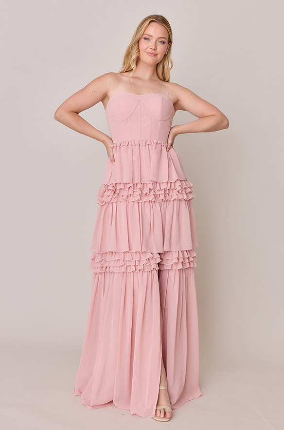 Revelry Adeline Chiffon Dress