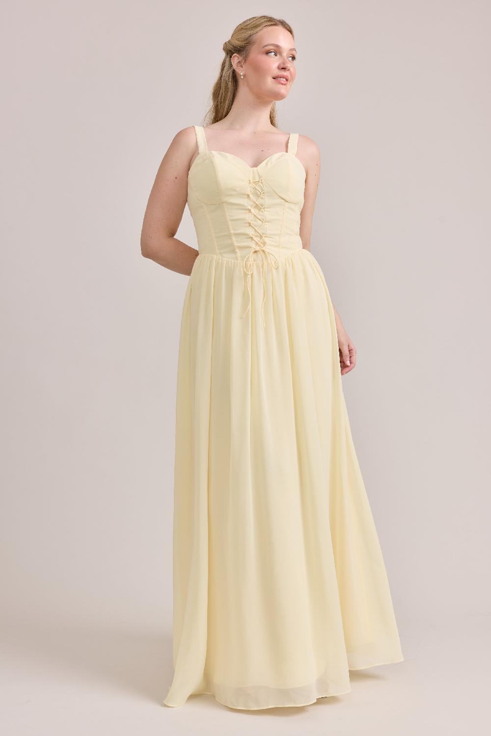 revelry Alena Chiffon Dress