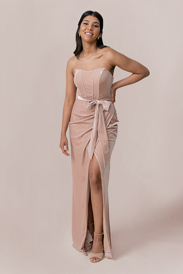 revelry Amara Velvet Dress