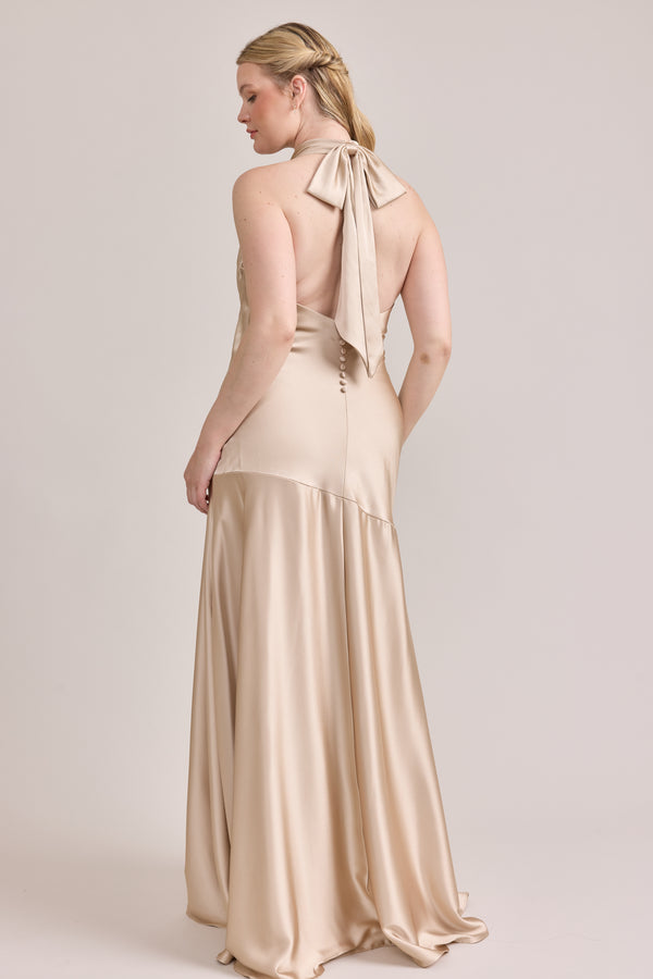 Revelry Amaya Satin Dress