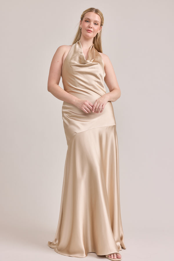 Revelry Amaya Satin Dress