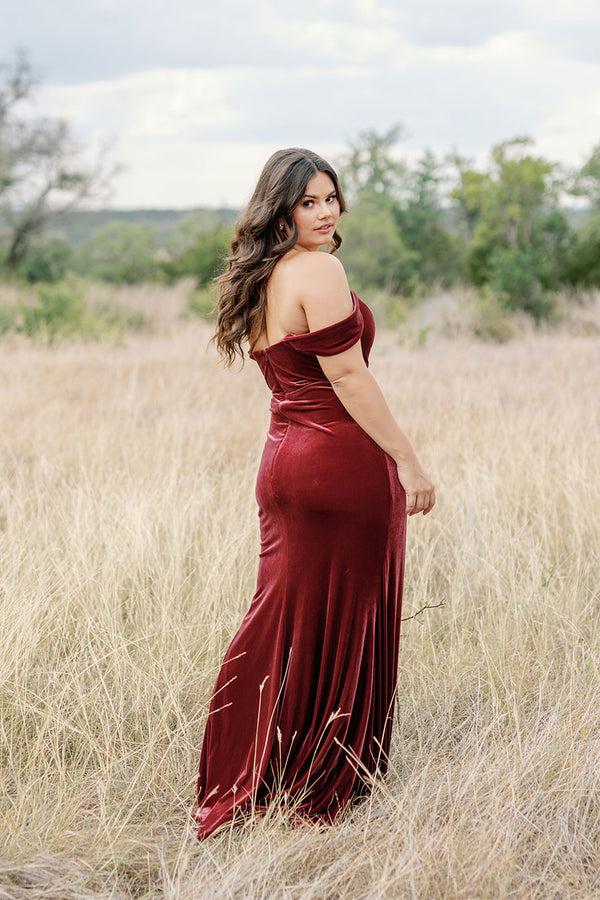 Revelry Ariel Convertible Velvet Dress