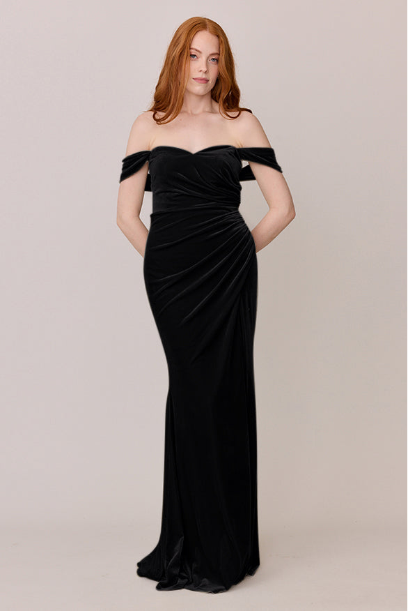 Revelry Ariel Convertible Velvet Dress