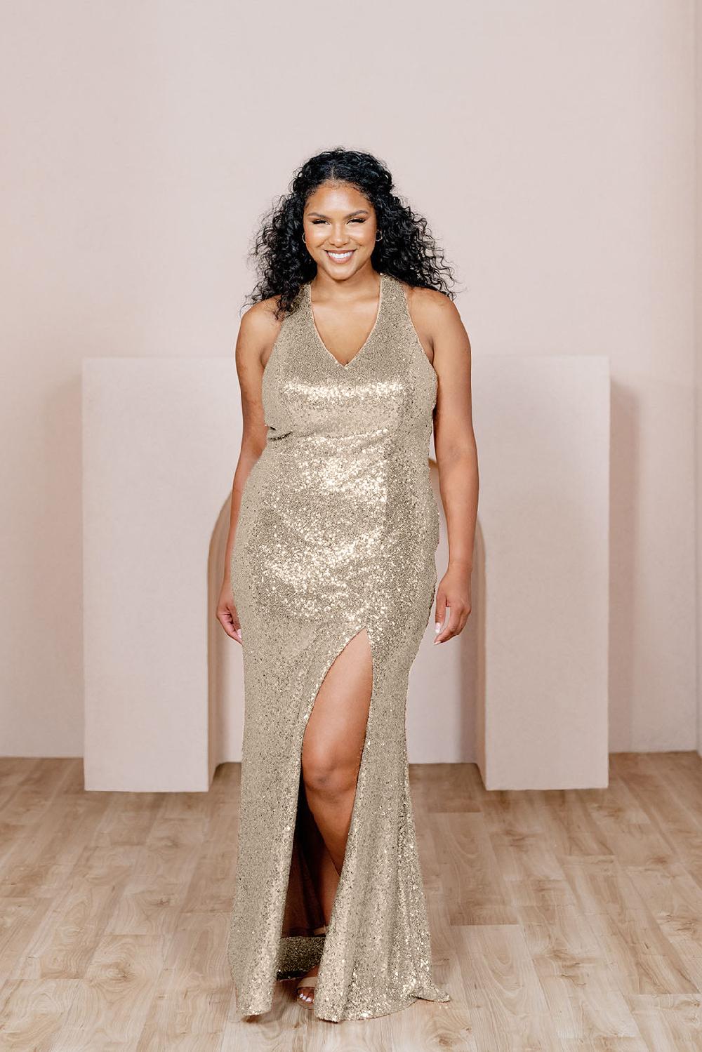 revelry Asher Sequin Dress