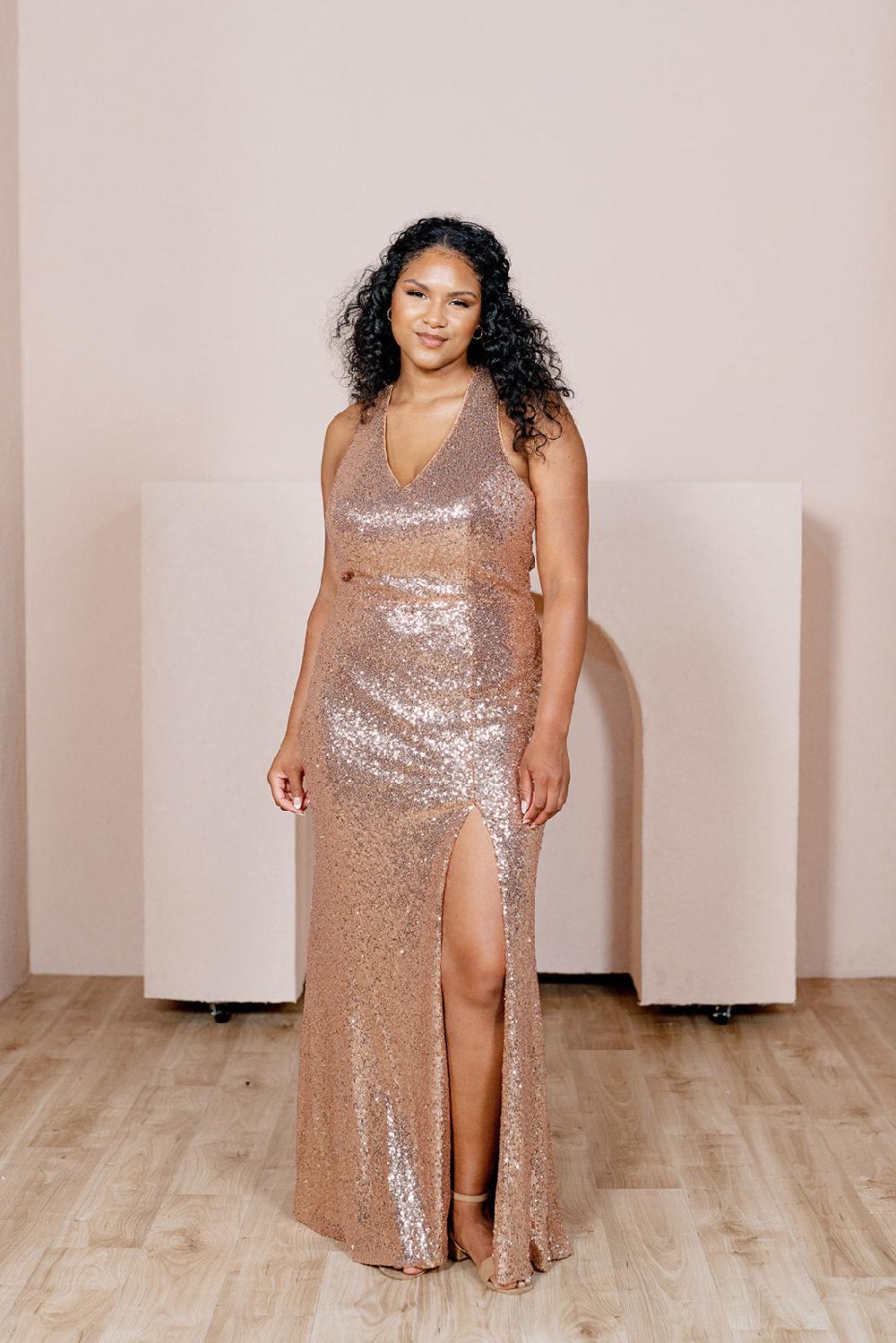 revelry Asher Sequin Dress