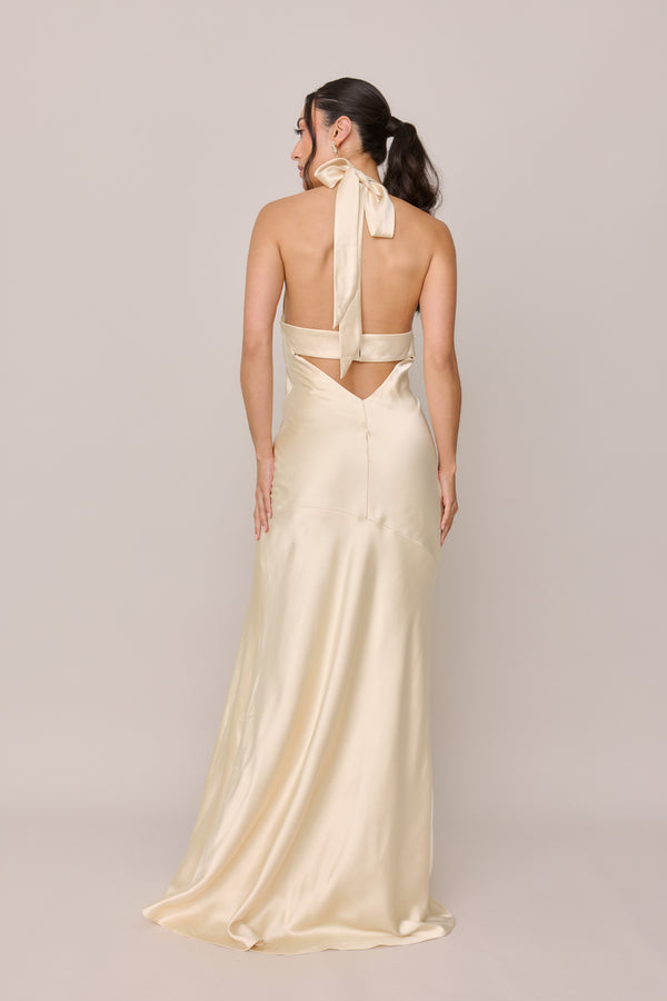 Revelry Athena Satin Dress