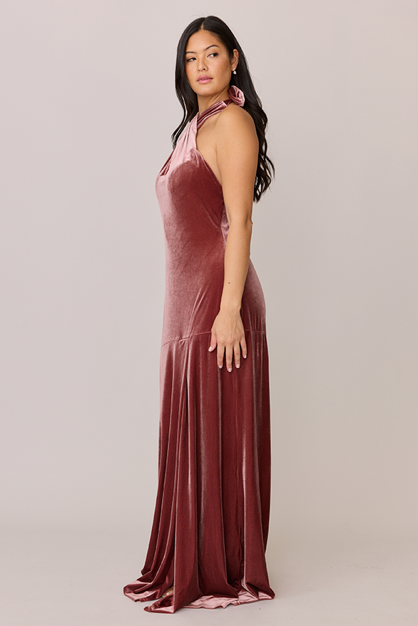 Revelry Athena Velvet Dress