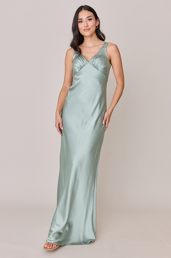 Revelry Audrey Satin Dress