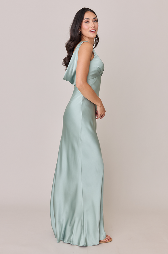 Revelry Audrey Satin Dress