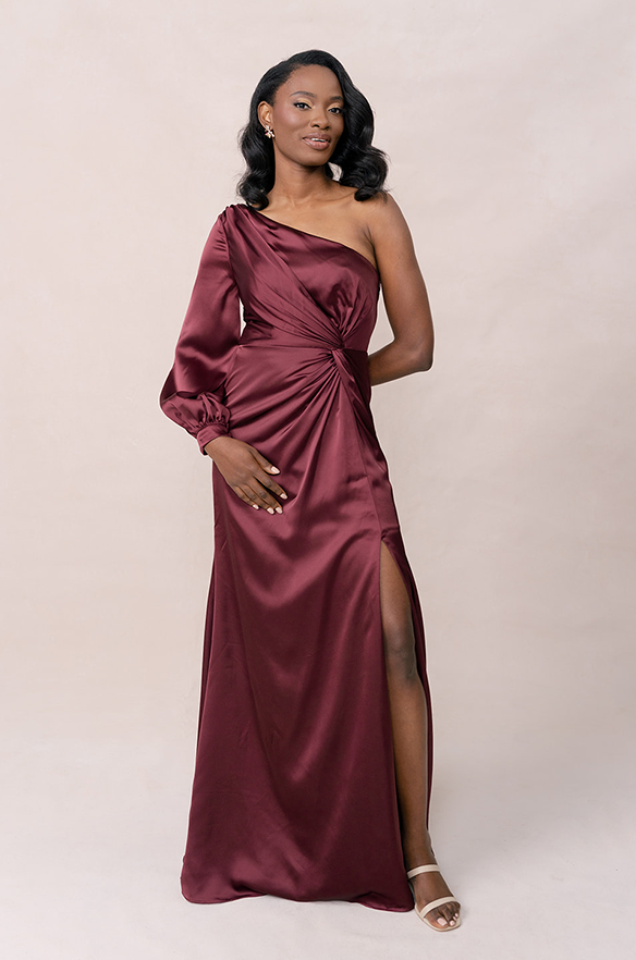 revelry Aurora Satin Dress