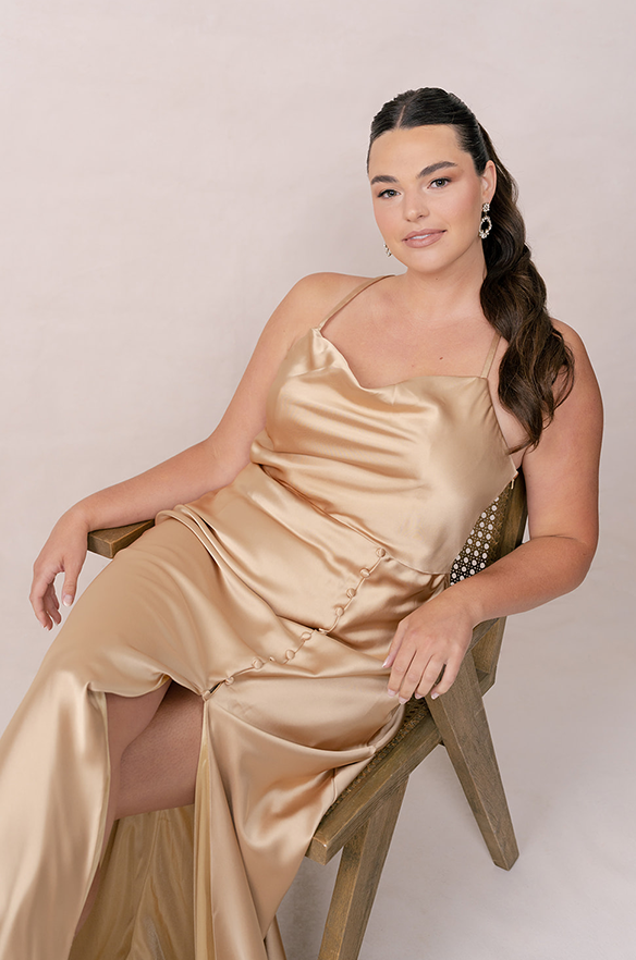 revelry Billie Satin Dress