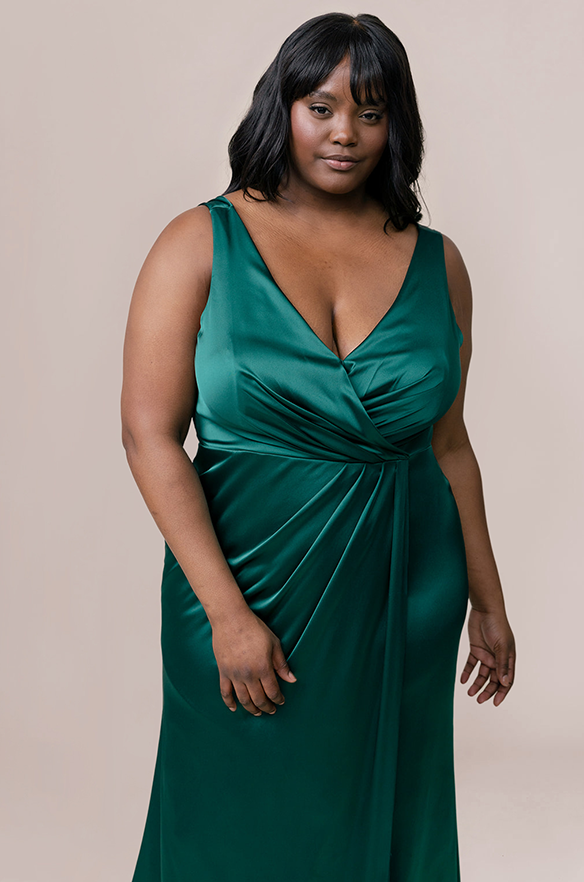 Revelry Blair Satin Dress