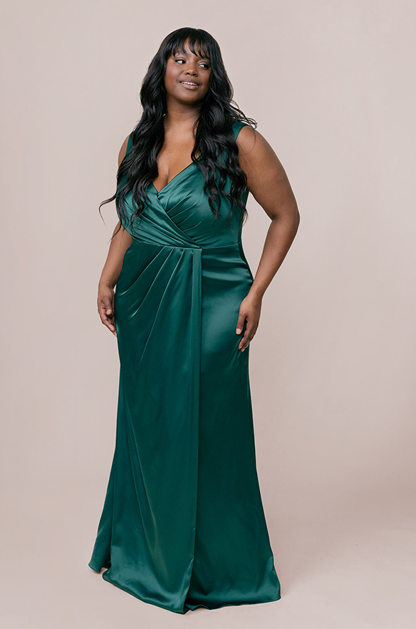 Revelry Blair Satin Dress