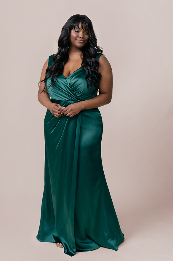 revelry Blair Satin Dress