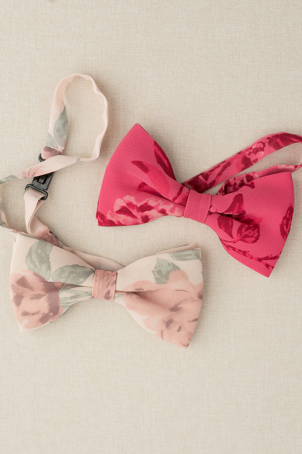Revelry Chiffon Floral Print Bowtie