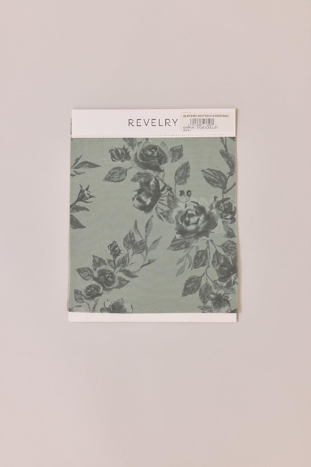 revelry Chiffon Floral Print Mega Swatch