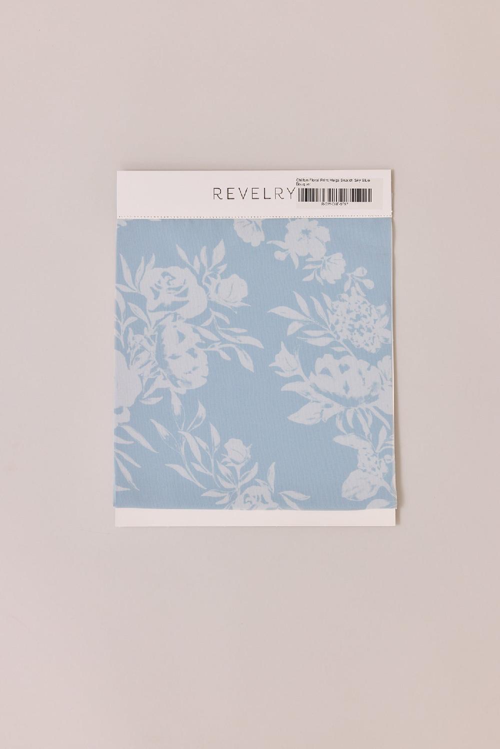 revelry Chiffon Floral Print Mega Swatch