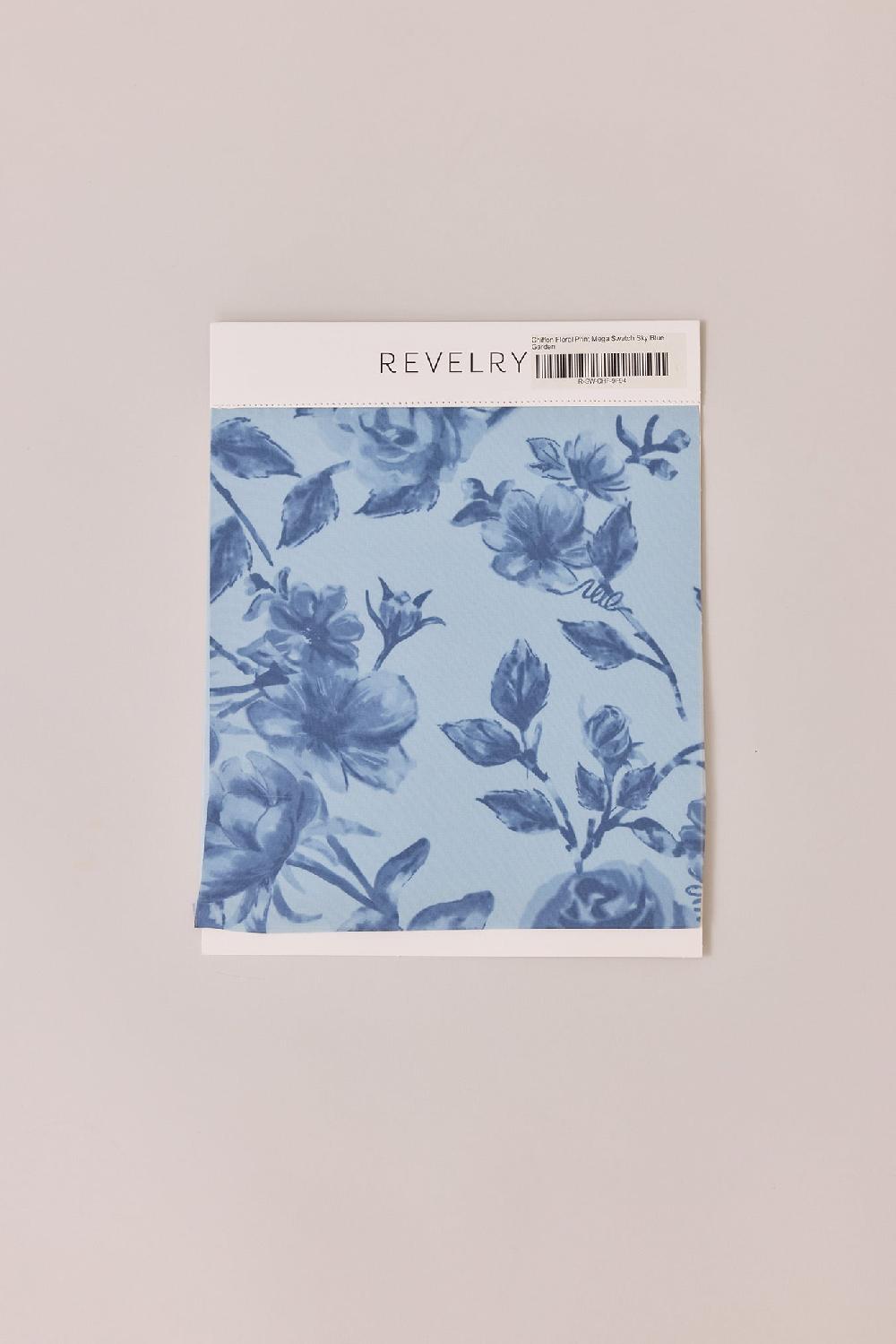 revelry Chiffon Floral Print Mega Swatch