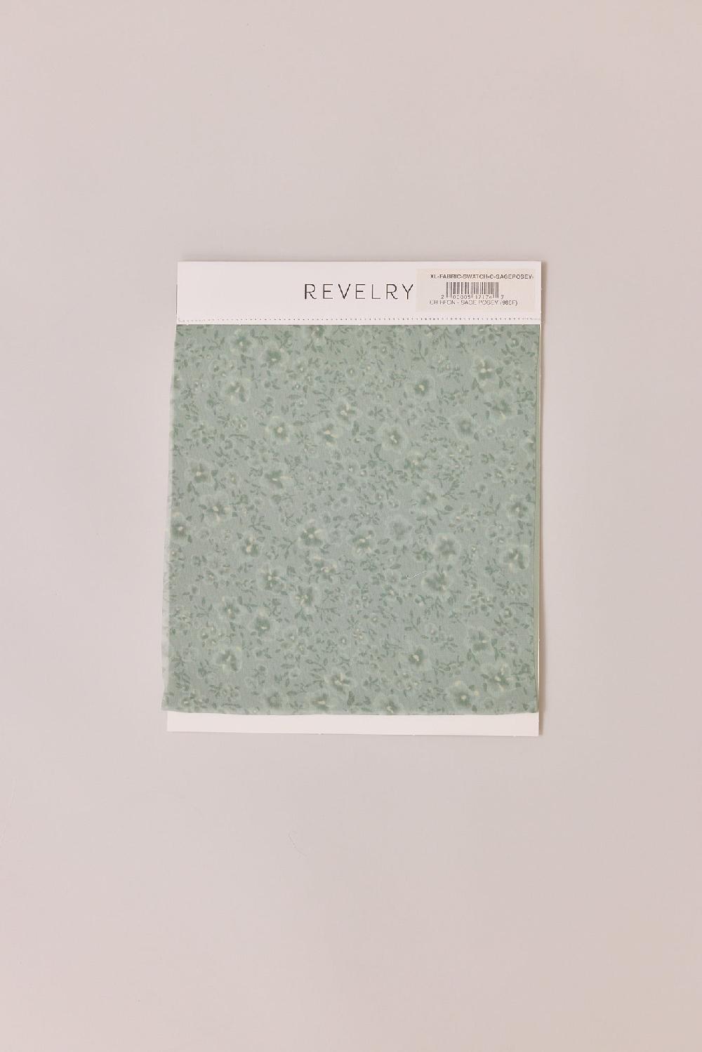 revelry Chiffon Floral Print Mega Swatch