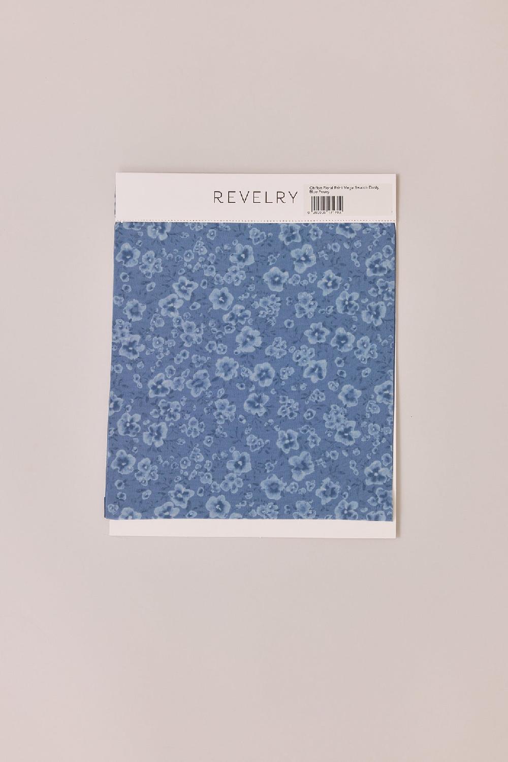 revelry Chiffon Floral Print Mega Swatch