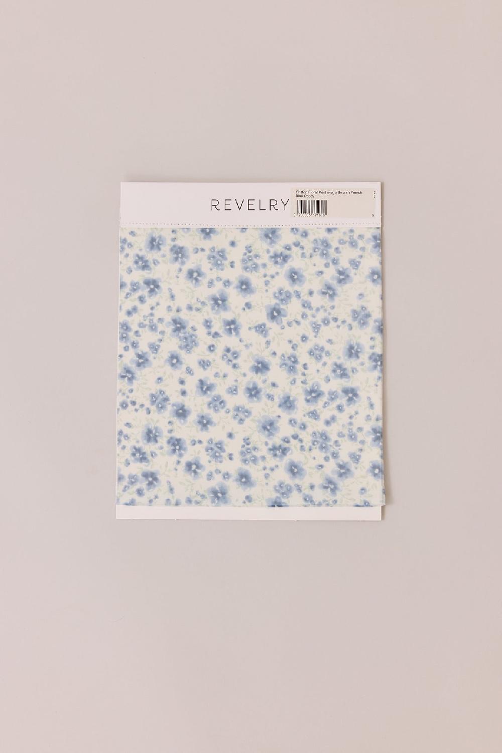 revelry Chiffon Floral Print Mega Swatch