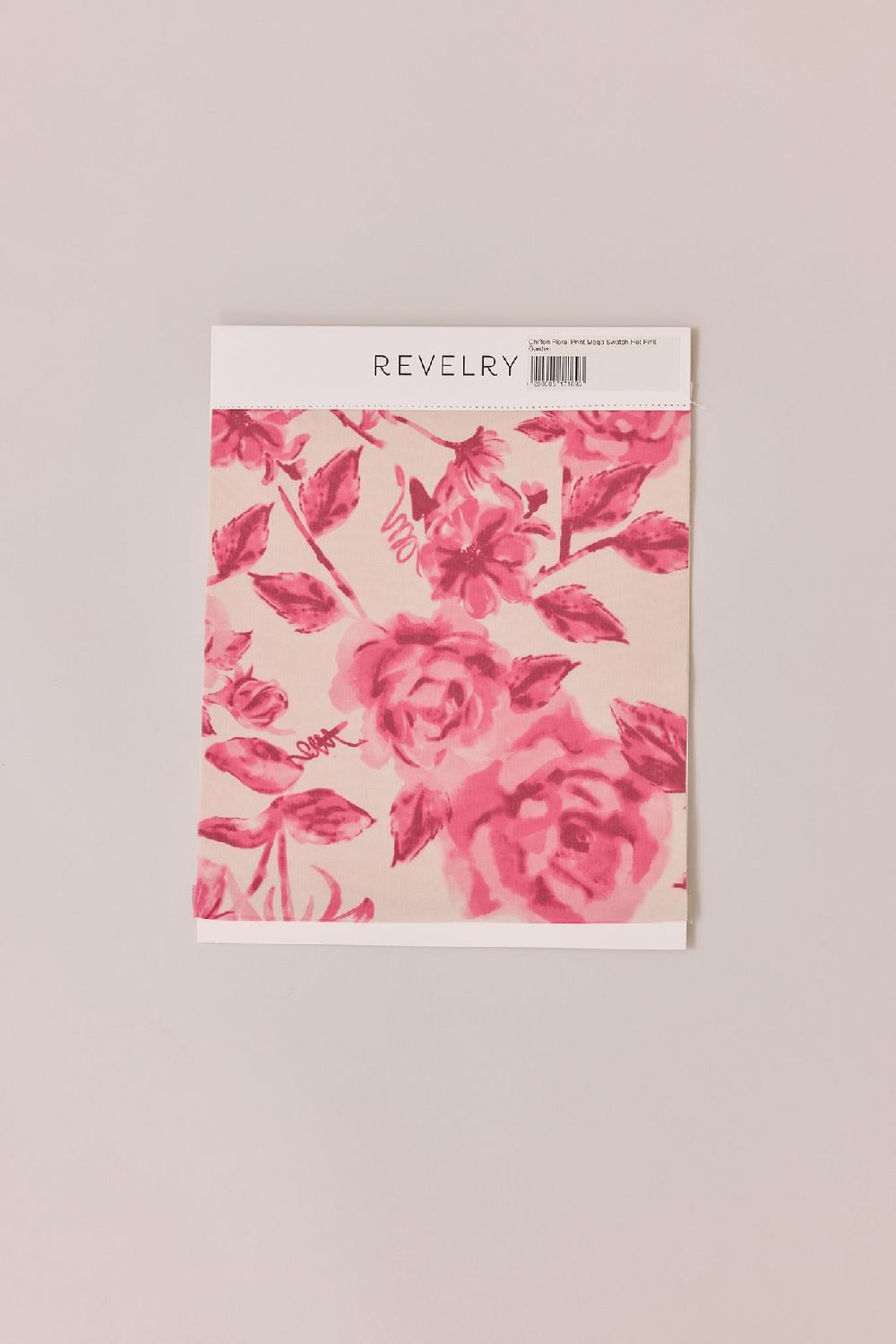 revelry Chiffon Floral Print Mega Swatch