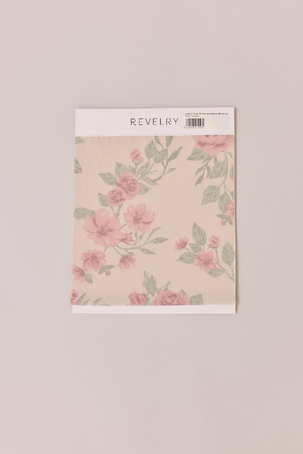 revelry Chiffon Floral Print Mega Swatch
